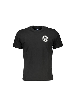 Black Cotton T-Shirt - S