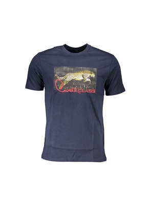 Blue Cotton T-Shirt - L