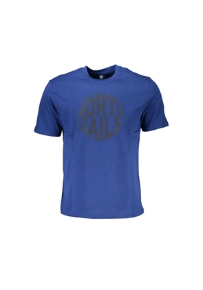 Blue Cotton T-Shirt - S