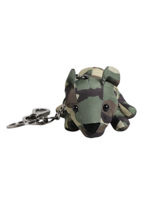 Multicolor Camouflage Animal Silhouette Keychain Keyring