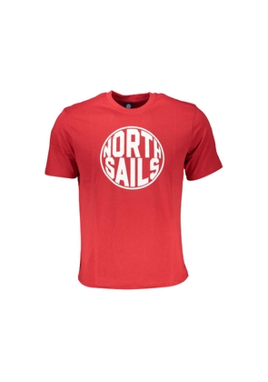 Red Cotton T-Shirt - S