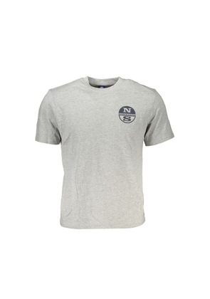 Gray Cotton T-Shirt - S