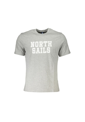 Gray Cotton T-Shirt - S