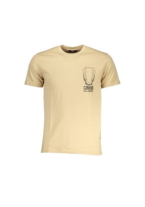 Beige Cotton T-Shirt - L