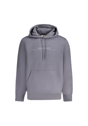 Blue Cotton Men Sweater - XL