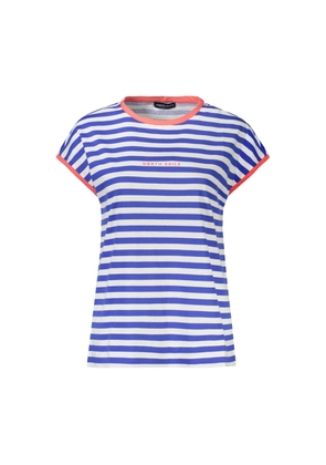 Blue Cotton Tops & T-Shirt - S