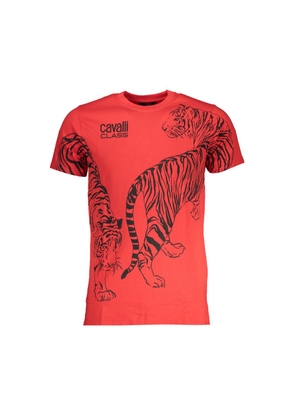 Red Cotton T-Shirt - L