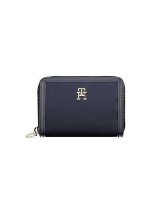 Chic Blue Multi-Compartment Wallet