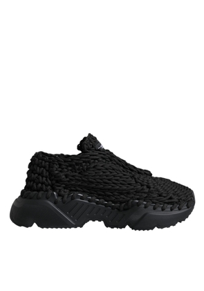 Black Knitted Daymaster Sneakers Shoes - EU38/US7.5