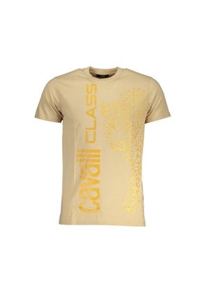 Beige Cotton T-Shirt - XL