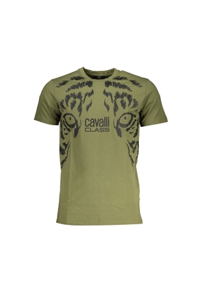 Green Cotton T-Shirt - XL