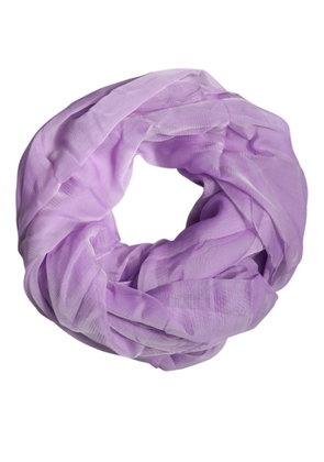 Purple Silk Rectangle Wrap Shawl Scarf