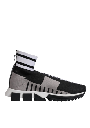 Black Gray Sorrento Socks Men Sneakers Shoes - EU35.5/US5