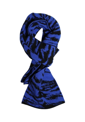 Blue Black Logo Neck Warmer Wrap Shawl Scarf