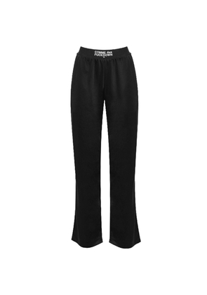 Black Polyester Jeans & Pant - M