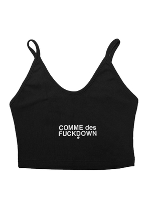 Black Cotton Tops & T-Shirt - XS