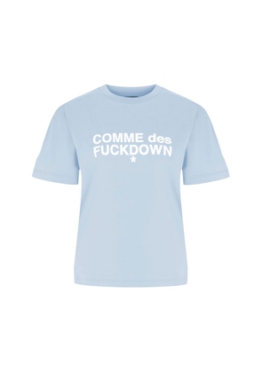 Blue Cotton Tops & T-Shirt - XS