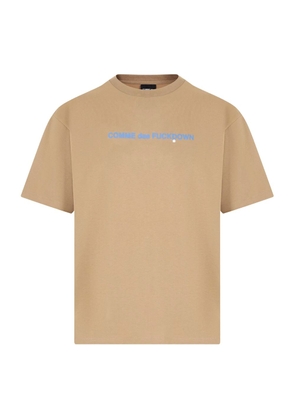 Brown Cotton T-Shirt - XXL