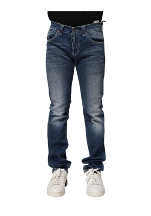 Blue Washed Skinny Fit Casual Men Denim Jeans - W30
