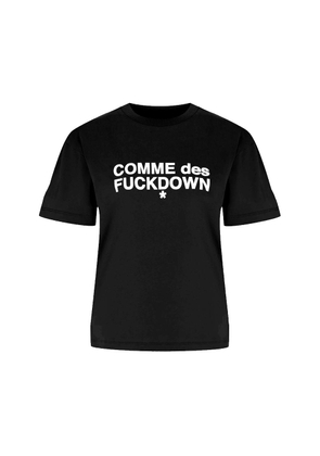 Black Cotton Tops & T-Shirt - M