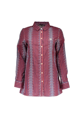 Red Other Fibres Men Shirt - XS
