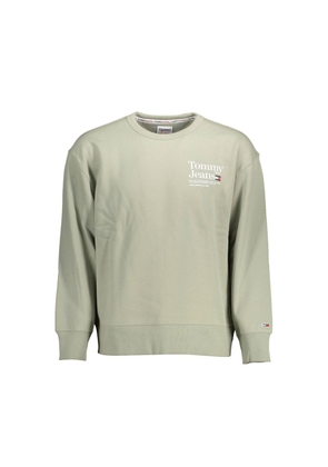 Green Cotton Men Sweater - XXL