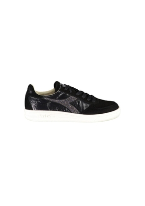 Black Leather Women Sneaker - EU38.5/US8.5