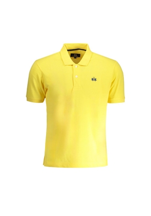 Yellow Cotton Polo Shirt - S