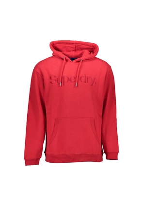 Red Cotton Men Sweater - XXL