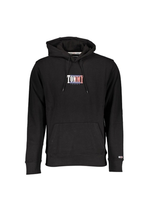 Black Cotton Men Sweater - XXL