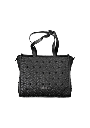 Black Polyethylene Women Handbag