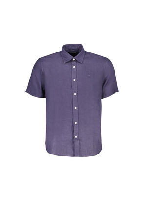 Blue Linen Shirt - M
