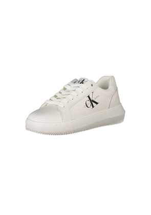 White Polyester Women Sneaker - EU36/US6