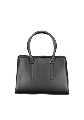 Black Polyester Handbag
