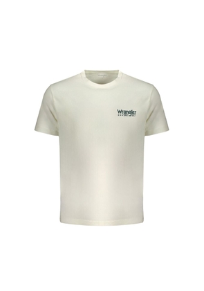 White Cotton T-Shirt - M