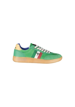 Green Leather Men Sneaker - EU44/US11