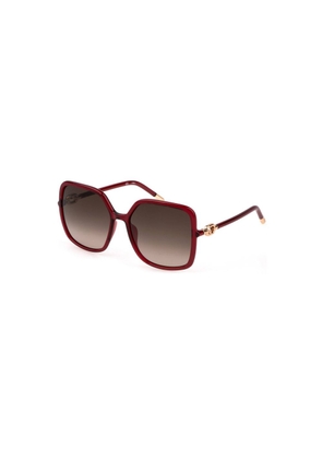 Red Polycarbonate Sunglasses