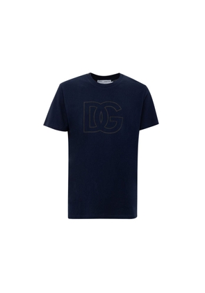 Blue Cotton T-Shirt - S