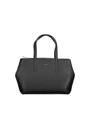 Black Polyester Handbag