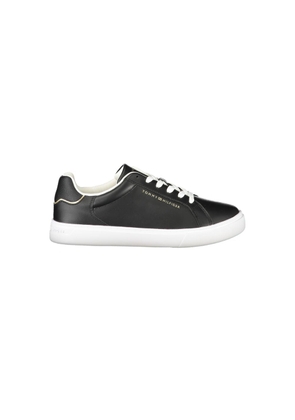 Black Leather Women Sneaker - EU36/US6