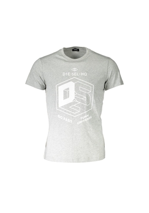 Brown Cotton Men T-Shirt - XL