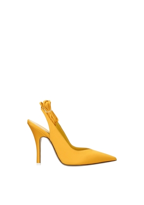 Orange Satin Sandal - EU37/US7