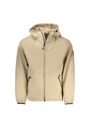 Beige Polyester Jacket - S