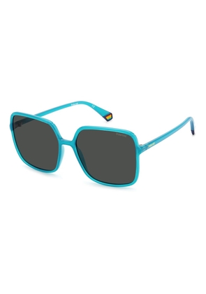 Blue Plastic Sunglasses
