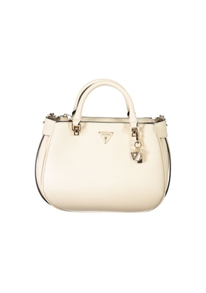 Beige Polyethylene Handbag