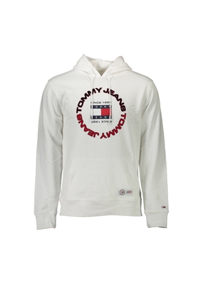 White Cotton Men Sweater - XL