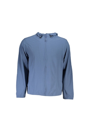 Blue Polyester Men Sweater - S