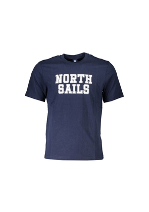 Blue Cotton T-Shirt - S