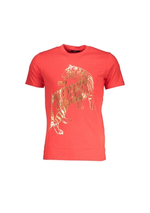 Red Cotton T-Shirt - M