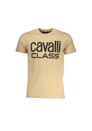 Beige Cotton T-Shirt - XL